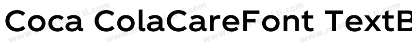 Coca ColaCareFont TextBlack字体转换